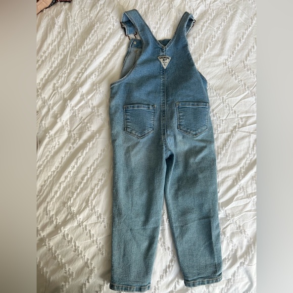 OshKosh Bgosh Girl Overalls with Floral - Picture 2 of 5